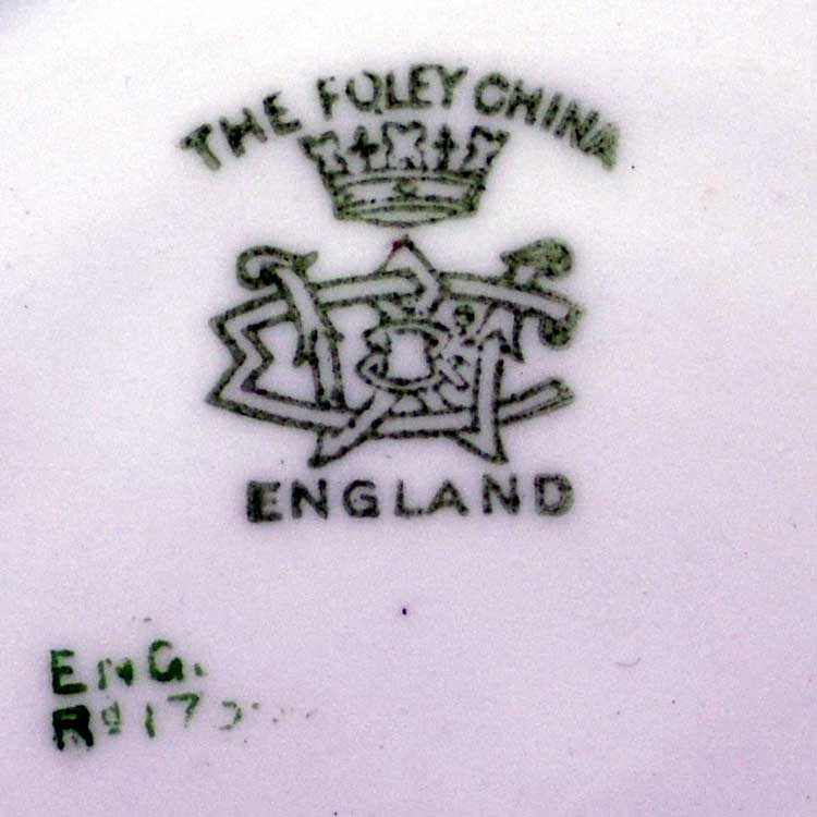 Foley China Pattern Numbers Wileman The Foley China sugar bowl pattern 5106 green Ivy c1895 ...