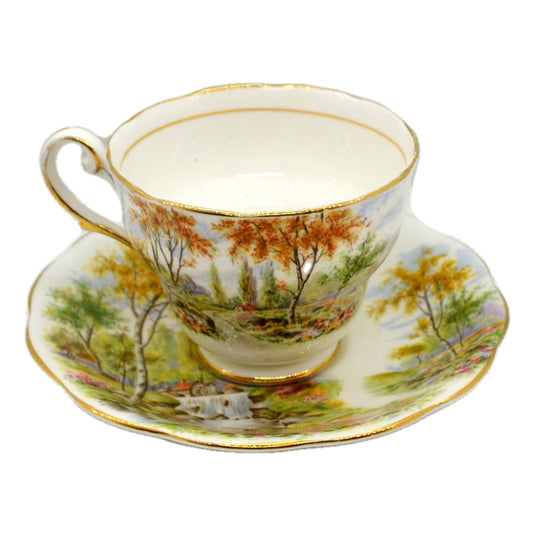 Royal Standard Bone China The Old Mill Stream Teacup and Saucer