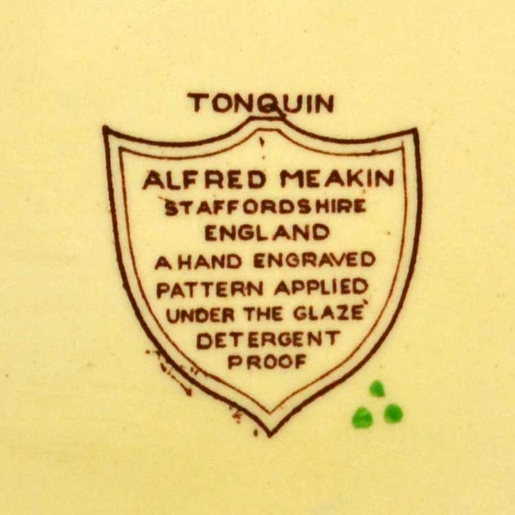 Alfred Meakin Tonquin china mark
