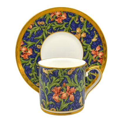 Victoria and Albert Museum William Morris Collection Iris Coffee Can & Saucer