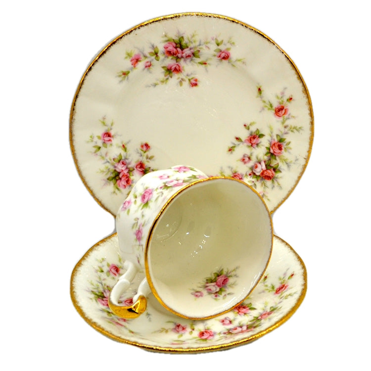 Royal Albert Paragon Victoriana Rose Montrose Teacup Trio