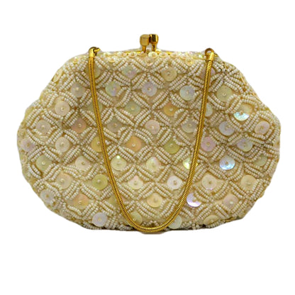 vintage beaded and sequin small evening bag