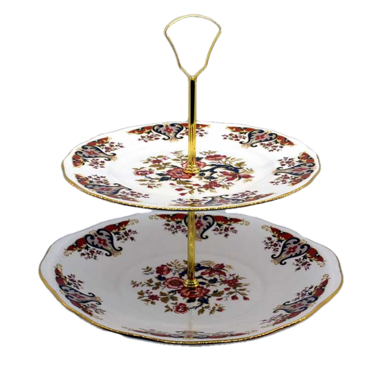 Colclough royale 2 tier cake stand