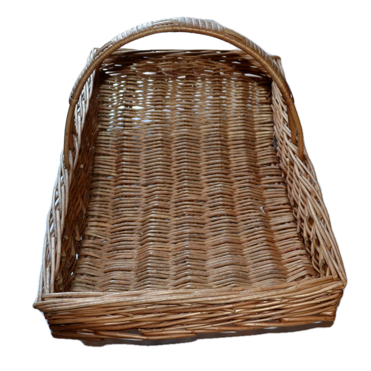 Large Wicker Basket English Garden Trug Or Flower Basket