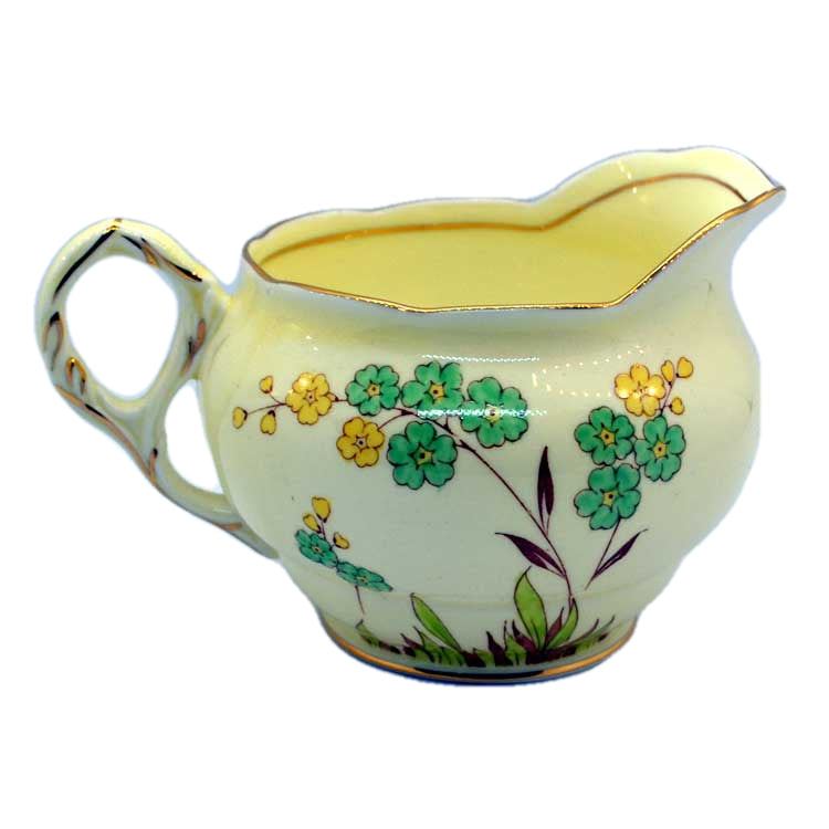 Vintage grafton china aintree pattern milk jug