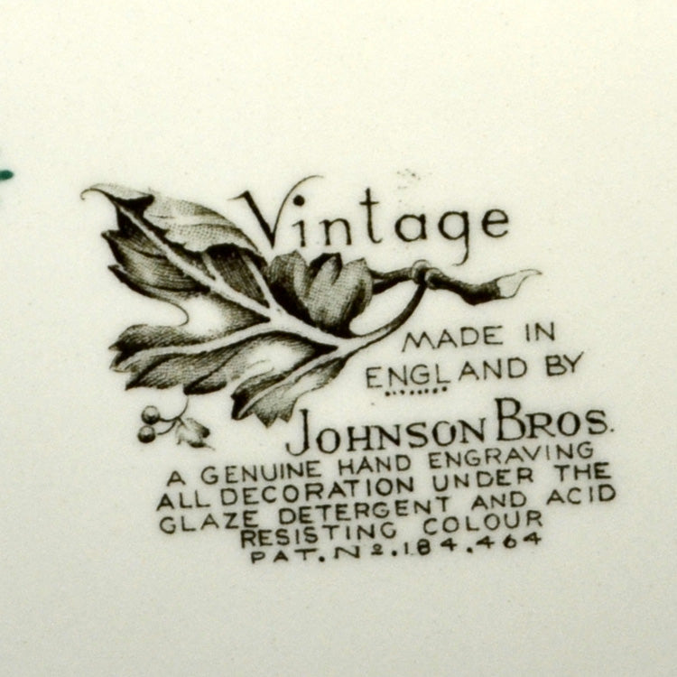 Johnson Bros China Vintage Rd no 184464 13.75-inch Platter