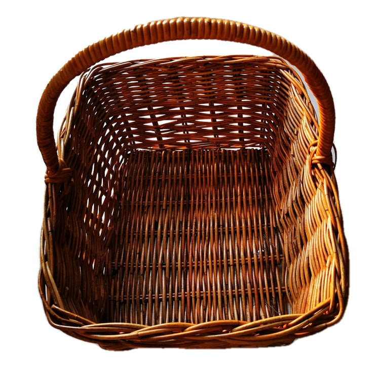 Large Vintage Wicker Shopping Basket