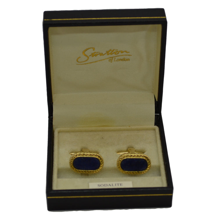 Stratton of London vintage cufflinks and case