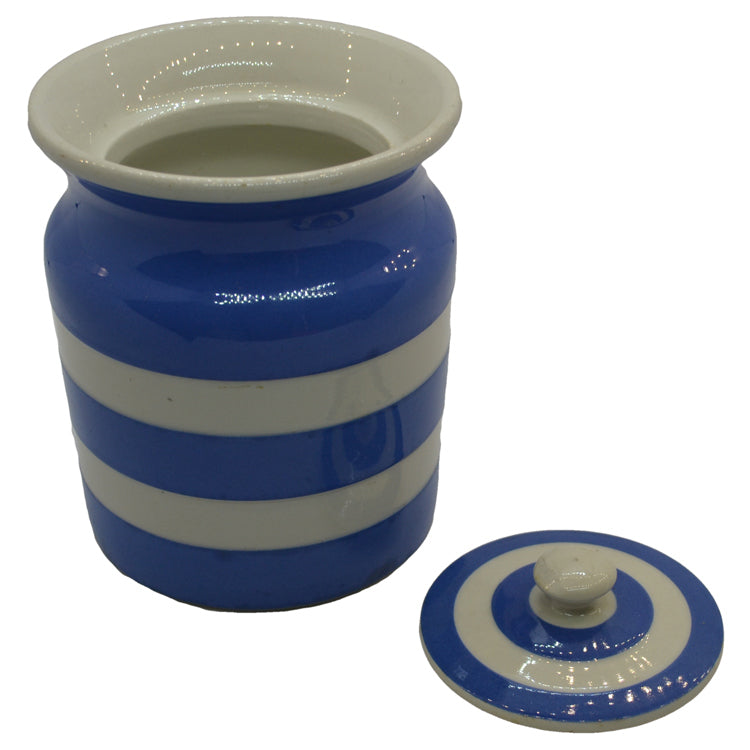 original vintage cornish ware blue jar for sale