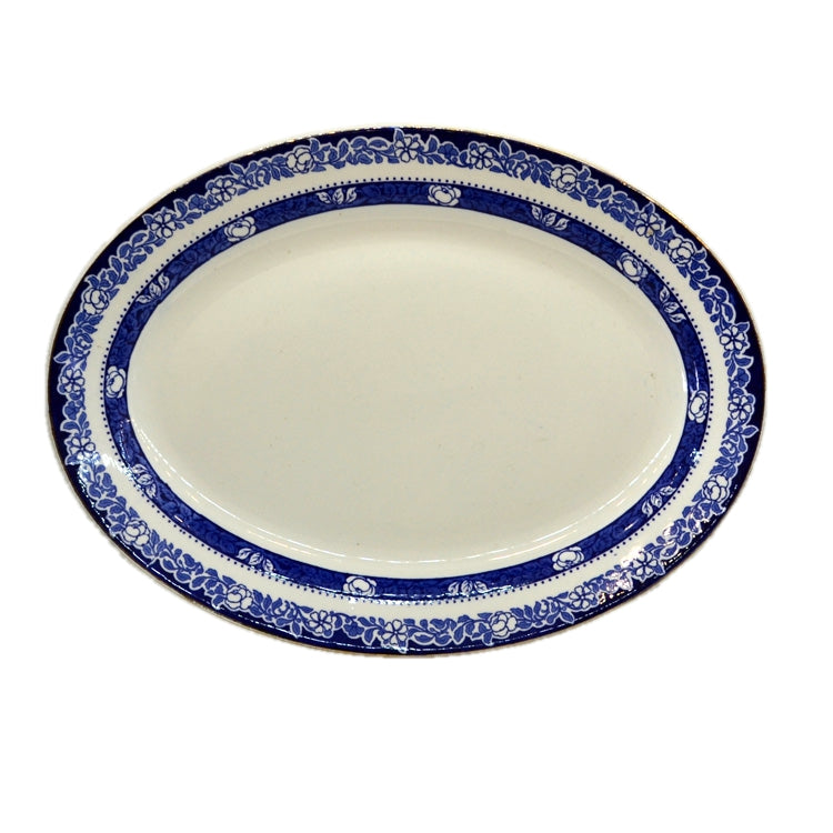 William Hulme Blue and White China Melrose Platter