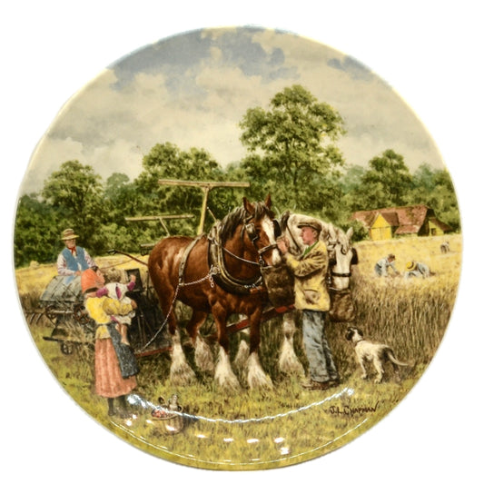 Wedgwood China Binding the Corn 8-inch Plate No 689C