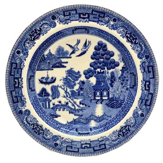 Wedgwood Blue and White Willow 6 inch side plate