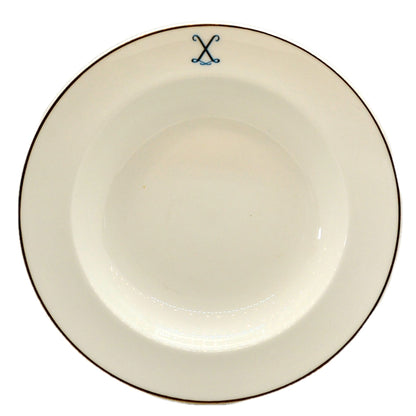 Wedgwood Metallised Bone China X Rimmed Soup Bowl