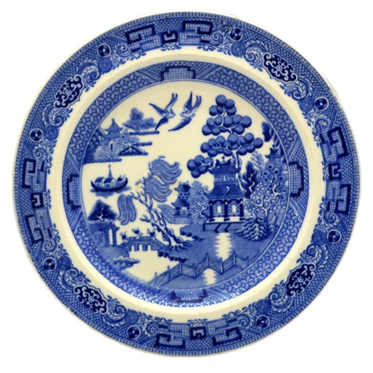 Wedgwood China Blue and White Willow 7-inch Side Plate