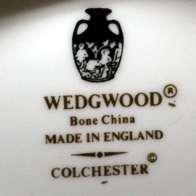 wedgwood colchester pattern factory china mark