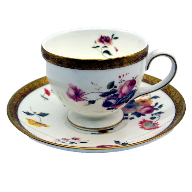 wedgwood floral gold china