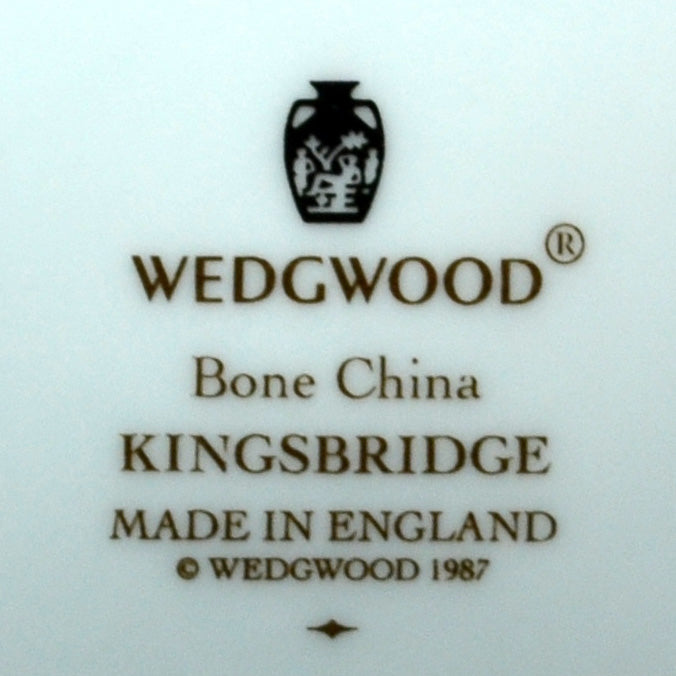 Wedgwood China Kingswood Marks