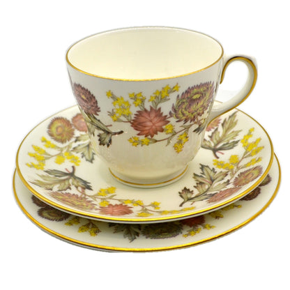 Wedgwood China Lichfield W4156 Teacup, Saucer & Side Plate Trio