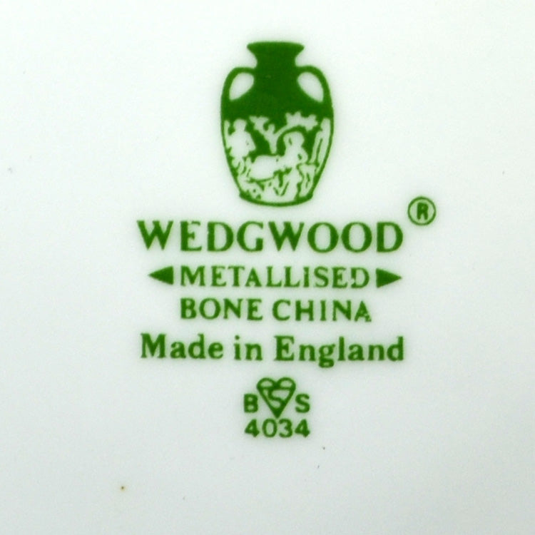 Wedgwood Metallised Bone China X Teacup & Saucer