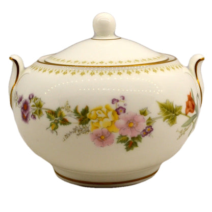 Wedgwood China Mirabelle R4537 Lidded Sugar Bowl