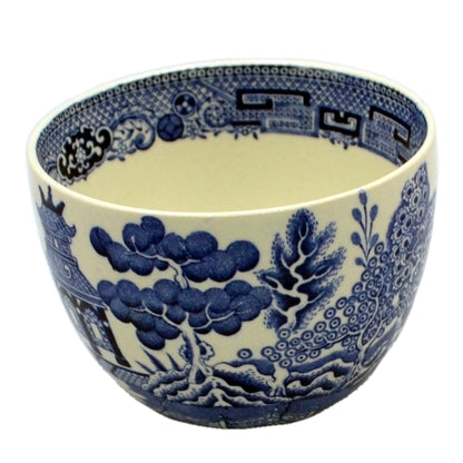 wedgwood willow pattern vintage sugar bowl