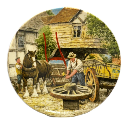 Wedgwood China The Wheelwright 8 inch Plate  No 6100B