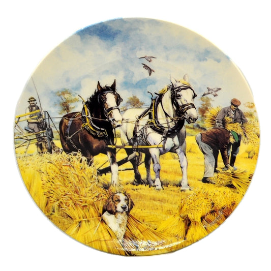Wedgwood China The Harvesters 8-inch Plate