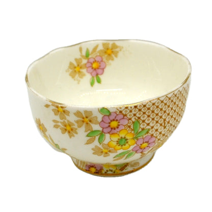 J H Cope & Co Wellington China 4975 Floral Sugar Bowl