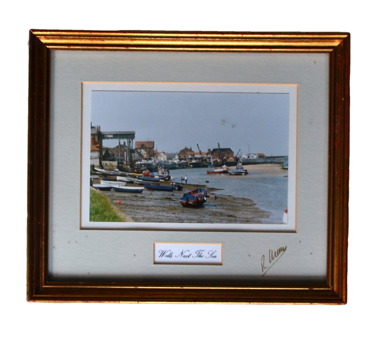 Wells Next The Sea signed Framed Photgraph