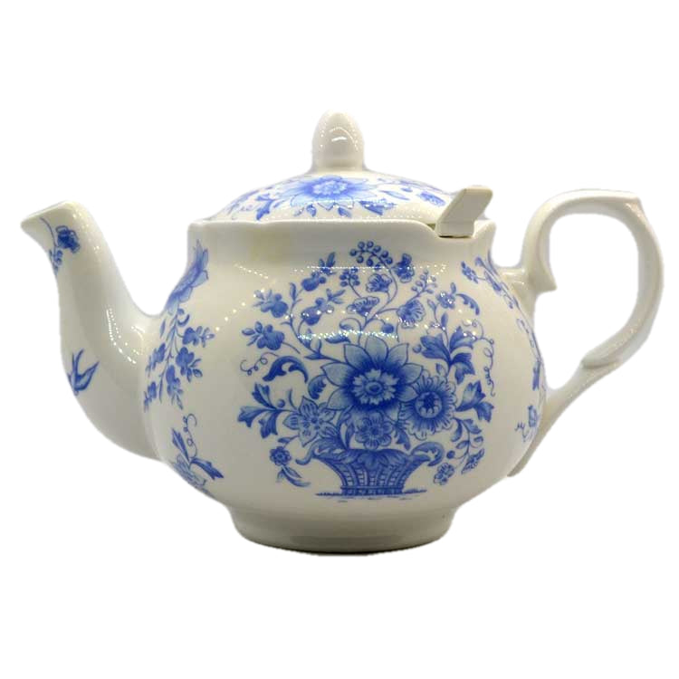 whittard blue and white teapot