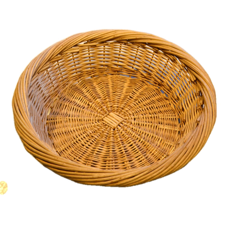 Large Natural Wicker Bread Display Basket
