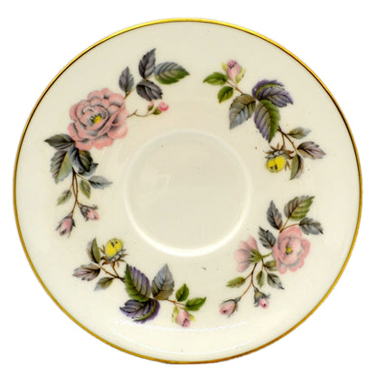 Royal Worcester June Garland Teacup and Saucer